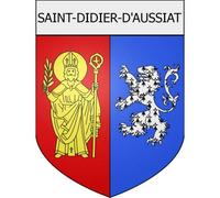 Saint-Didier-d'Aussiat 01 ville Stickers blason autocollant adhésif - Taille : 8 cm