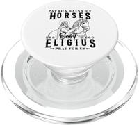 Saint Eligius Patron des Chevaux Forgerons et Maréchants PopSockets PopGrip pour MagSafe