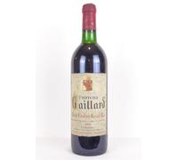 saint-émilion château gaillard grand cru rouge 1989 - bordeaux