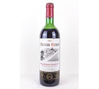 saint-émilion château gravet jean faure grand cru (capsule oxydée) rouge 1982 - bordeaux