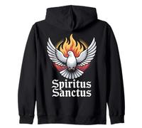 Saint Esprit Colombe Latine Messe Église catholique Sweat à Capuche