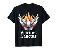 Saint Esprit Colombe Latine Messe Église catholique T-Shirt