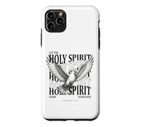Saint Esprit Colombe Verse de la Bible Galates 5:16 Foi Chrétienne Coque pour iPhone 11 Pro Max