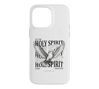 Saint Esprit Colombe Verse de la Bible Galates 5:16 Foi Chrétienne Coque pour iPhone 14 Pro Max