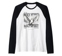 Saint Esprit Colombe Verse de la Bible Galates 5:16 Foi Chrétienne Manche Raglan