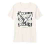 Saint Esprit Colombe Verse de la Bible Galates 5:16 Foi Chrétienne T-Shirt Haut de Gamme