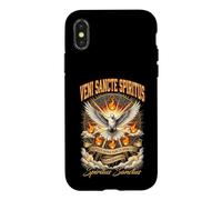 Saint Esprit Confirmation Latine Messe Catholique Coque pour iPhone X/XS