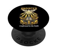 Saint Esprit Confirmation Latine Messe Catholique PopSockets PopGrip Adhésif