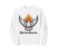 Saint Esprit et Pentecôte Colombe Catholique Messe Latine Sweatshirt