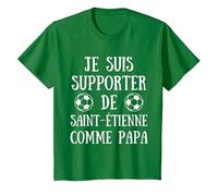 Saint Etienne Foot Enfant Humour Cadeau Supporter Drôles T-Shirt