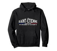 Saint-Étienne France Coordonnées GPS Sweat à Capuche