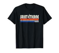 Saint-Étienne France Retro 70s 80s Style T-Shirt