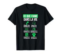 Saint Etienne maillot drôle original football Stéphanois T-Shirt