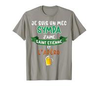 Saint Etienne Mec Sympa Supporter Bière Foot Homme T-Shirt