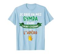 Saint Etienne Mec Sympa Supporter Bière Foot Homme T-Shirt