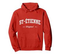 Saint Etienne Sport Souvenir Article de Fan Design Sweat à Capuche, Unisexe pour Adultes, Rouge, XL