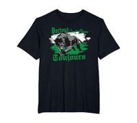 Saint-Etienne Supporter stéphanois T-Shirt, Homme Grandes Tailles, Noir, 6X Tall