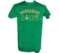 Saint Etienne T-Shirt ASSE - Vainqueur de la Coupe de la Ligue 2013 Contre Rennes - Collection Officielle AS Tee Shirt Enfant