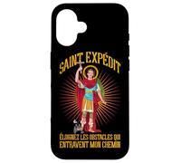 Saint Expédit éloignez Les Obstacles sur Mon Chemin Coque pour iPhone 16