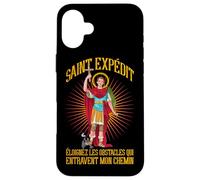 Saint Expédit éloignez Les Obstacles sur Mon Chemin Coque pour iPhone 16 Plus