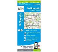 Carte de randonnée IGN Série Bleue n° 2719 - Saint-Florentin, Flogny-la-Chapelle