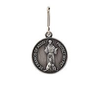 Saint Francis of Assisi Pet Medal Aucun poinçon Alliage