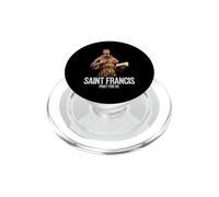 Saint François d'Assise Animaux Catholiques PopSockets PopGrip pour MagSafe