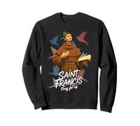 Saint François d'Assise Animaux Catholiques Sweatshirt