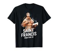 Saint François d'Assise Animaux Catholiques T-Shirt