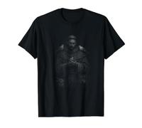 Saint François d'Assise avec des Animaux chrétiens T-Shirt Graphique avec Valeur, Homme, Noir, L