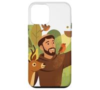 Saint François d'Assise Patron Saint des Animaux Oiseaux Catholique Coque pour iPhone 12 Mini