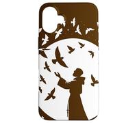 Saint François d'Assise Patron Saint des Animaux Oiseaux Catholique Coque pour iPhone 16 Plus