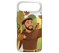 Saint François d'Assise Patron Saint des Animaux Oiseaux Catholique Coque pour iPhone Air