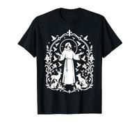 Saint François d'Assise Patron Saint des Animaux Oiseaux Catholique T-Shirt Graphique avec Valeur