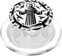 Saint François d'Assise Patron Saint des Animaux Oiseaux PopSockets PopGrip pour MagSafe