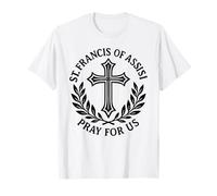 Saint François d'Assise Priez pour Nous Catholique T-Shirt