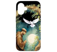 Saint François d'Assise Saint Patron des Animaux Saint Catholique Coque pour iPhone 16