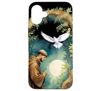 Saint François d'Assise Saint Patron des Animaux Saint Catholique Coque pour iPhone 16 Plus