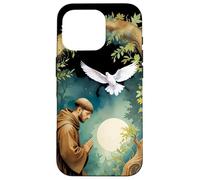Saint François d'Assise Saint Patron des Animaux Saint Catholique Coque pour iPhone 16 Pro