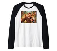 Saint François Patron des Animaux Mignon Selfie catholique Manche Raglan
