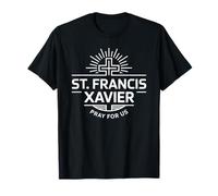 Saint François Xavier Prie for Us Catholic Devotion T-Shirt