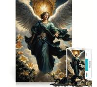 Saint Gabriel est Un Ange Messager de Dieu Puzzle de 1000 pièces pour Adolescents Jeu de réflexion Amusant et décontracté Design élégant Cadeau 38x26cm