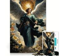 Saint Gabriel est Un Ange Messager de Dieu Puzzle de 1000 pièces pour Adultes Jeu Smart Reason Lien Familial Bords Lisses Décoration Artistique 50x75cm