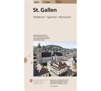 Saint gallen - Echelle 1 : 25 000 - Collectif - Office Federal De Topographie Suisse - Atlas / carte