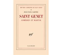 Saint Genet, comédien et martyr - Oeuvres complètes Tome 1 - Jean-Paul Sartre - Gallimard - Livre