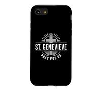 Saint Geneviève Priez pour Nous Saint Patron catholique Coque pour iPhone SE (2020) / 7/8