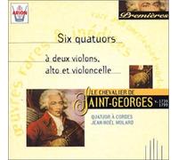 Saint-Georges, Chevalier de - Quatuor à deux violons, alto & violoncelle