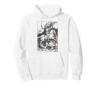 Saint Georges et Le Dragon, Art catholique Vintage Anglais Sweat à Capuche