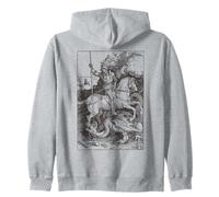 Saint Georges et Le Dragon, Art catholique Vintage Anglais Sweat à Capuche