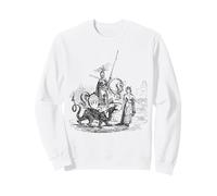 Saint Georges et Le Dragon, Art catholique Vintage Anglais Sweatshirt
